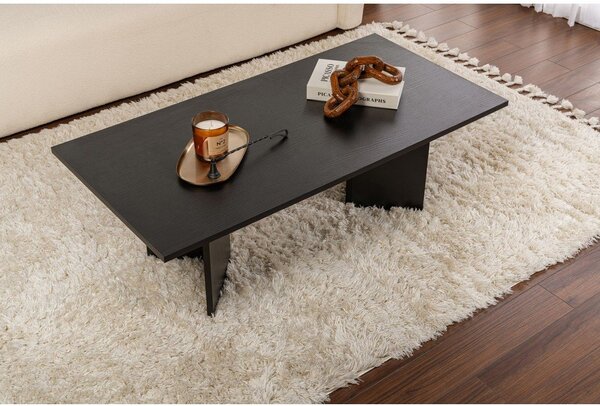 Čierny matný konferenčný stolík 60x119 cm Sabin – Kalune Design