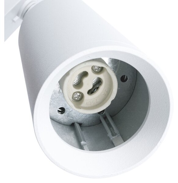 Bodové svietidlo do lištového systému MICA 1xGU10/25W/230V 3-fázové biela
