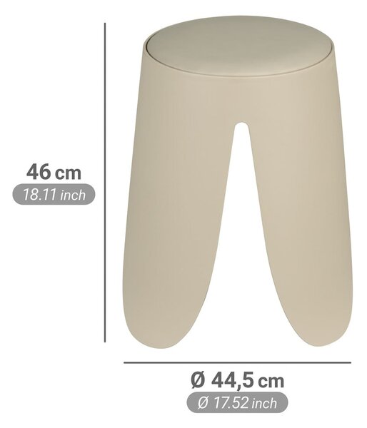 Béžová plastová stohovateľná stolička Comiso – Wenko