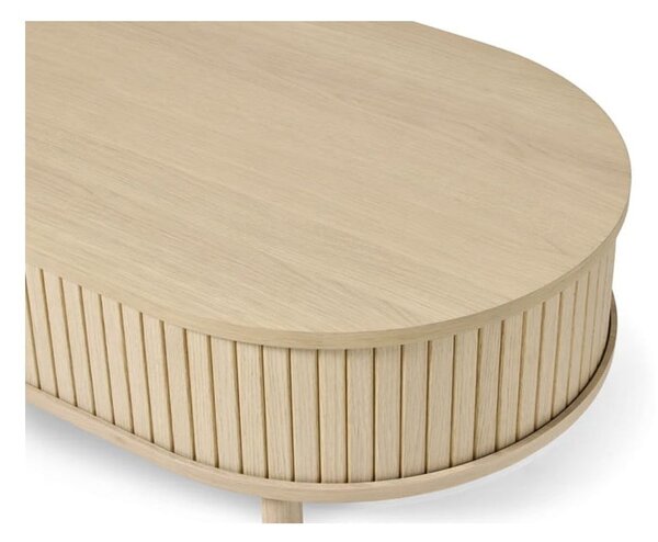 Konferenčný stolík v dekore duba v prírodnej farbe 60x120 cm Meta – Unique Furniture
