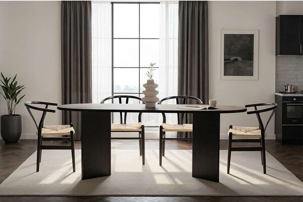 Matný jedálenský stôl 90x200 cm Sabella – Kalune Design