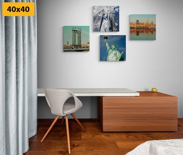 Set obrazov krásy mesta New York