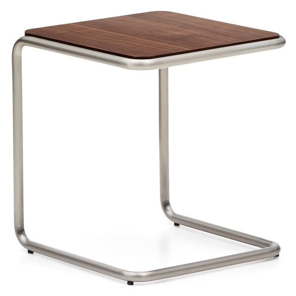 Odkladací stolík v dekore orecha 42x42 cm Tarsel – Kave Home
