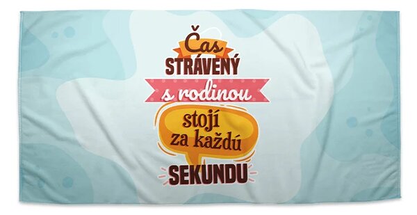 Sablio Uterák Čas strávený s rodinou - 30x50 cm