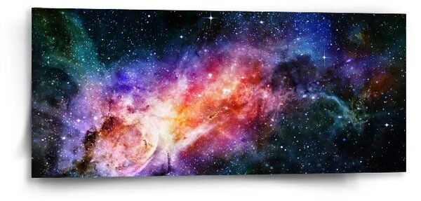 Sablio Obraz Vesmírna žiara - 110x50 cm