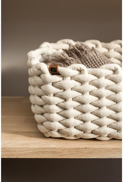 Látkový košík 35x25x14 cm Peach Skin M – Bigso