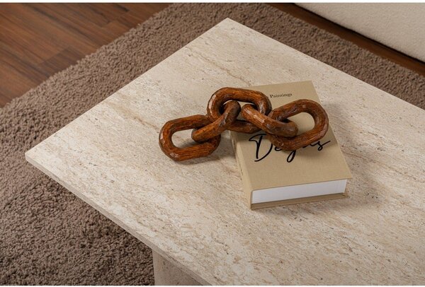 Béžový pololesklý konferenčný stolík 60x119 cm Sabin – Kalune Design