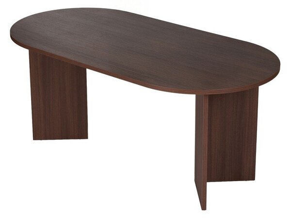Jedálenský stôl v dekore orecha 89,5x180 cm Sablin – Kalune Design