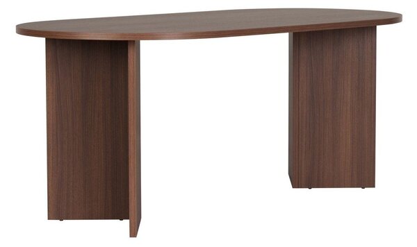 Jedálenský stôl v dekore orecha 89,5x180 cm Sablin – Kalune Design