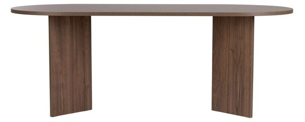 Jedálenský stôl v dekore orecha 90x200 cm Sabella – Kalune Design