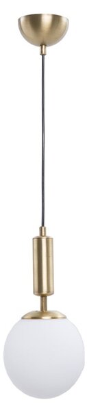 Biele/v zlatej farbe závesné svietidlo so skleneným tienidlom ø 15 cm Monera – Squid Lighting