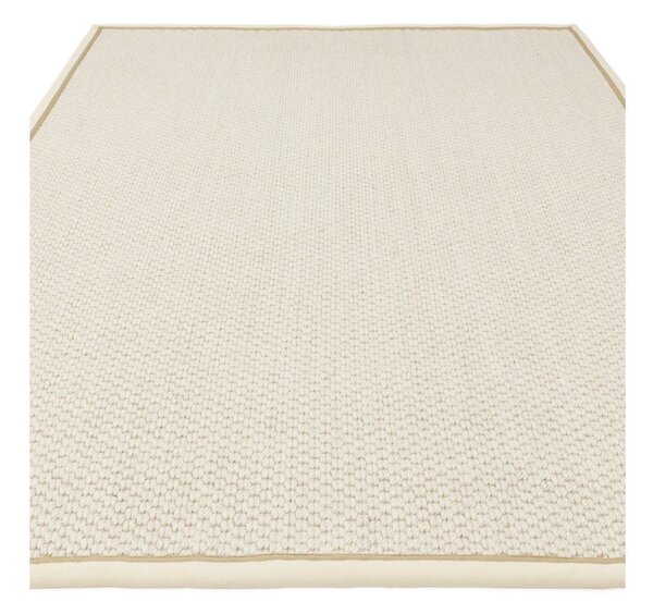 Krémový obojstranný/ručne tkaný behúň s prímesou vlny 67x240 cm Korra Double Loop – Asiatic Carpets
