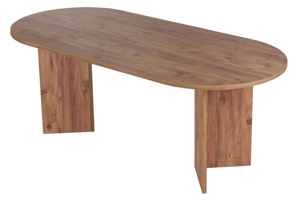 Jedálenský stôl v dekore borovice 90x200 cm Sabella – Kalune Design