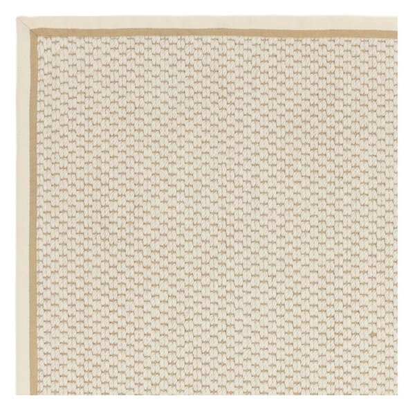 Krémový obojstranný/ručne tkaný behúň s prímesou vlny 67x240 cm Korra Double Loop – Asiatic Carpets