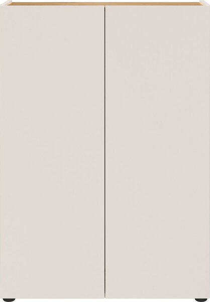 Krémová skrinka v dekore duba 74x105x33 cm Alviano – Germania