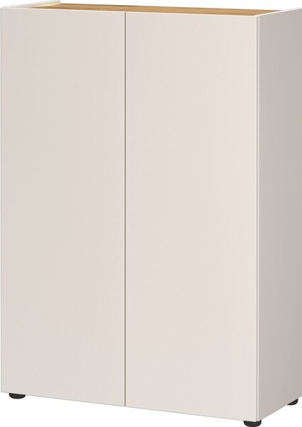 Krémová skrinka v dekore duba 74x105x33 cm Alviano – Germania