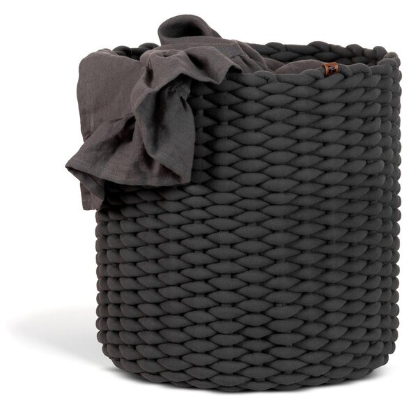 Látkový košík ø 40x40 cm Peach Skin Round XL – Bigso