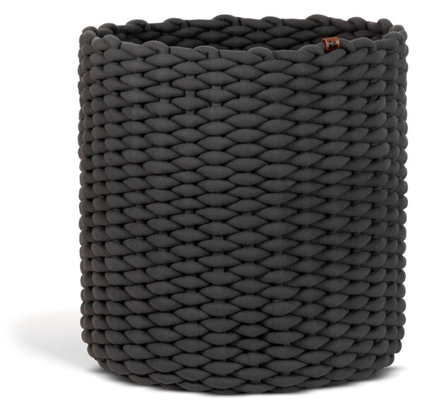 Látkový košík ø 40x40 cm Peach Skin Round XL – Bigso