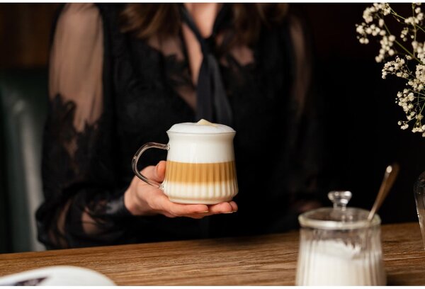 Dvojstenné hrnčeky na cappuccino v súprave 2 ks 320 ml Mia – Vialli Design