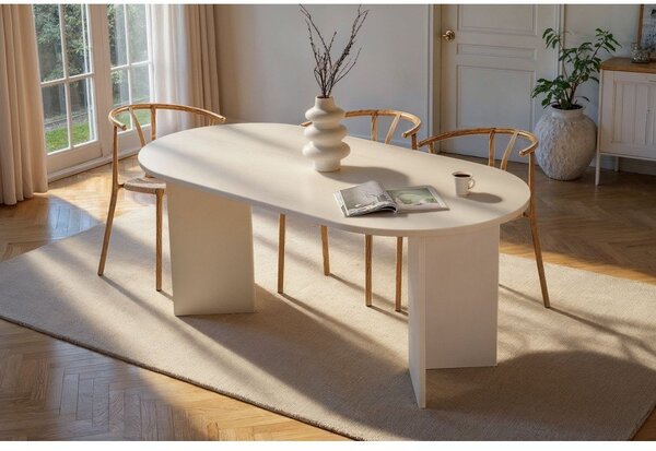 Pololesklý jedálenský stôl 89,5x180 cm Sablin – Kalune Design
