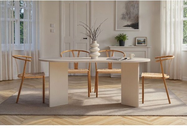 Pololesklý jedálenský stôl 89,5x180 cm Sablin – Kalune Design