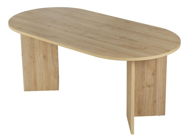 Jedálenský stôl v dekore duba 89,5x180 cm Sablin – Kalune Design