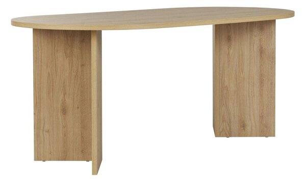 Jedálenský stôl v dekore duba 89,5x180 cm Sablin – Kalune Design