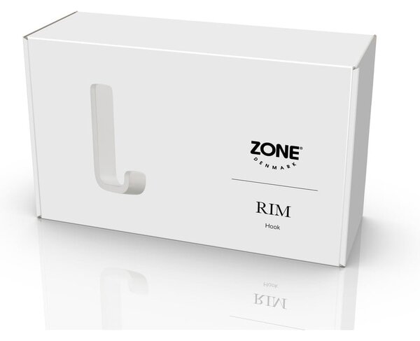 Biely háčik na stenu Zone Rim
