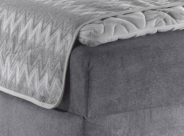 Americká posteľ boxspring s úložným priestorom BELO