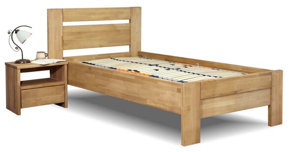Zvýšená posteľ z masivu Orfeus, masiv buk, 120x200