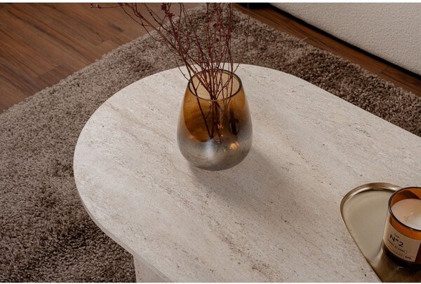 Béžový pololesklý konferenčný stolík 60x119 cm Sable – Kalune Design