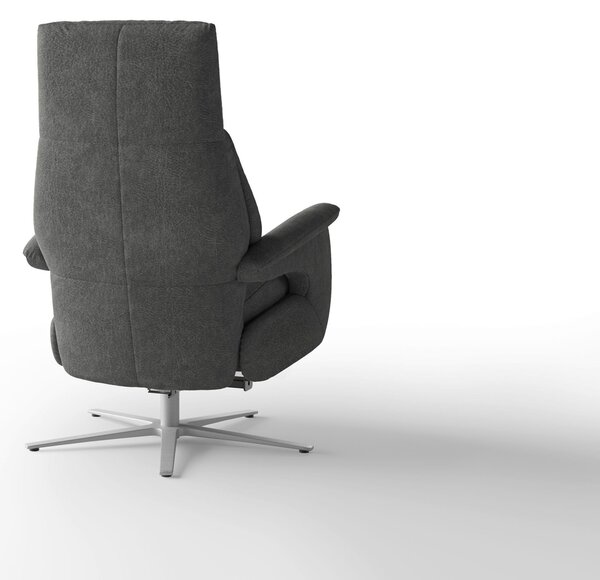 RELAXAČNÉ KRESLO, textil, tmavosivá Sit & More - Online Only obývacie izby, Online Only