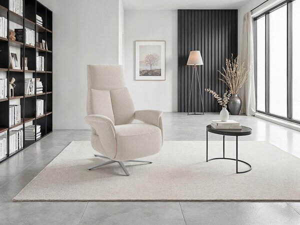 RELAXAČNÉ KRESLO, textil, krémová Sit & More - Online Only obývacie izby, Online Only