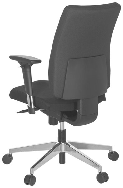 OTOČNÁ STOLIČKA, plochá tkanina, čierna MID.YOU - Online Only kancelárie, Online Only