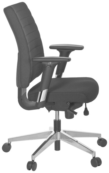 OTOČNÁ STOLIČKA, plochá tkanina, čierna MID.YOU - Online Only kancelárie, Online Only
