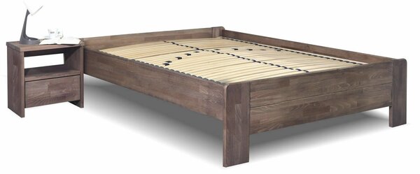 Vyvýšená váľanda z masívu FUTON, 140x200cm, masív buk