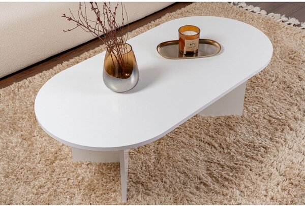 Biely matný konferenčný stolík 60x119 cm Sable – Kalune Design
