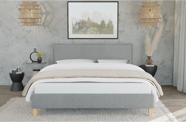 Čalúnená jednolôžková posteľ s roštom 90x200 cm Tina – Ropez