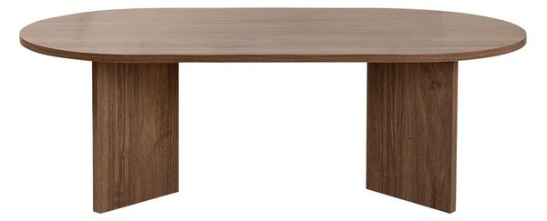 Tmavohnedý konferenčný stolík v dekore orecha 60x119 cm Sable – Kalune Design
