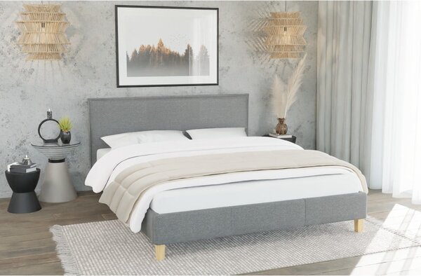 Čalúnená jednolôžková posteľ s roštom 90x200 cm Tina – Ropez