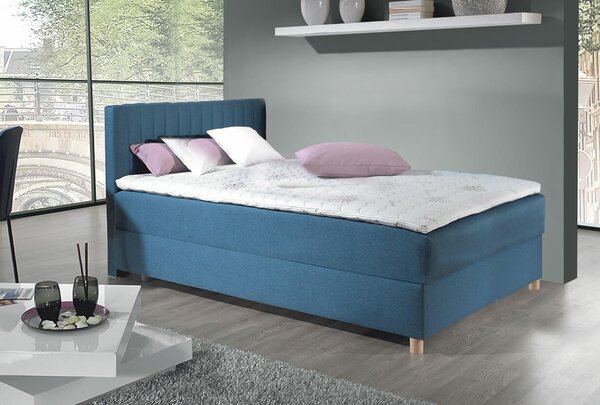 Posteľ boxspring s úložným priestorom NOVO - hlavové čelo, 120x200cm