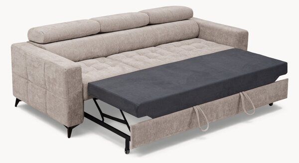 Sofa Nardo s funkciou spania - béžový šenil Vibe 08