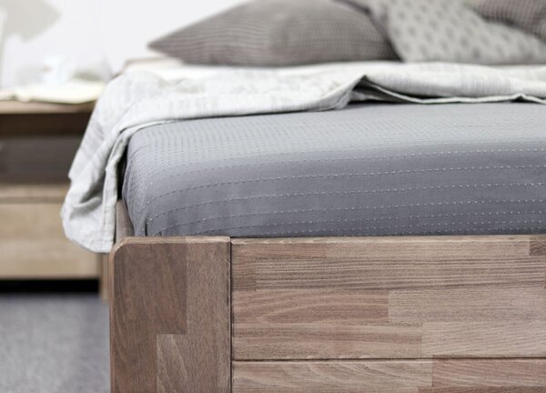 Posteľ s úložným priestorom FUTON, 140x200cm, masiv buk