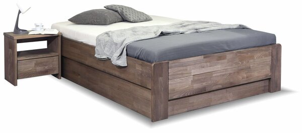 Posteľ s úložným priestorom FUTON, 140x200cm, masiv buk