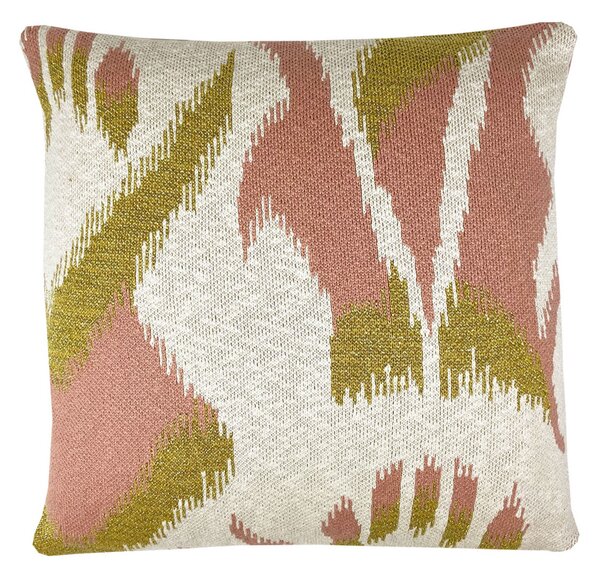 Vankúše Malagoon Ikat knitted cushion lurex pink (NEW)