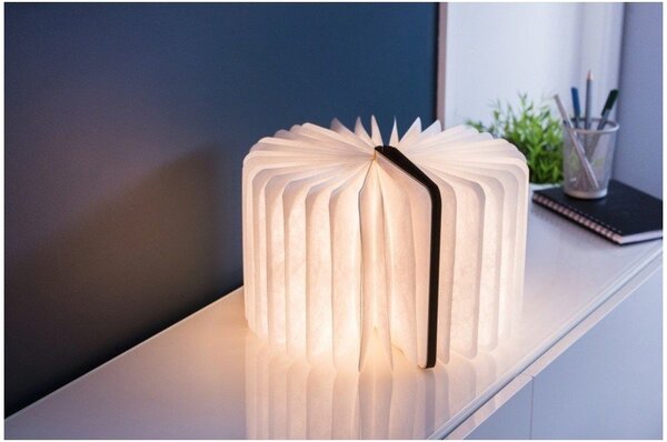 Hnedá svetelná dekorácia na USB Booklight – Gingko