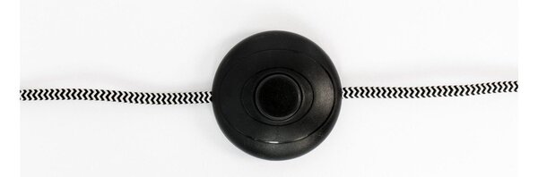 Čierna stojacia lampa White Label Tokio