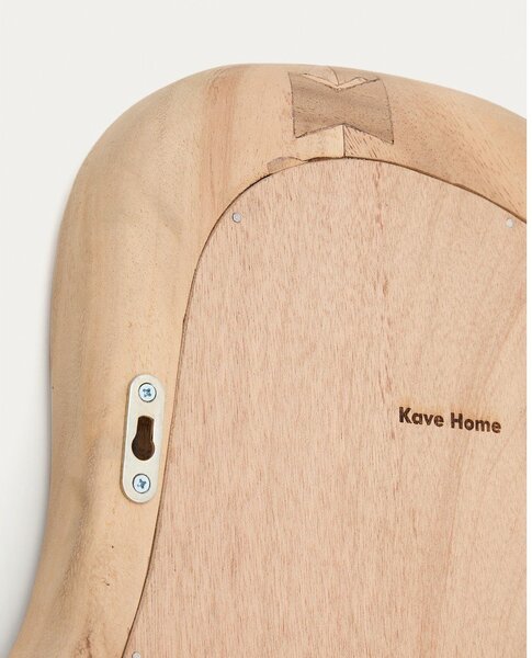 Nástenné zrkadlo s dreveným rámom 44x68 cm Selom – Kave Home