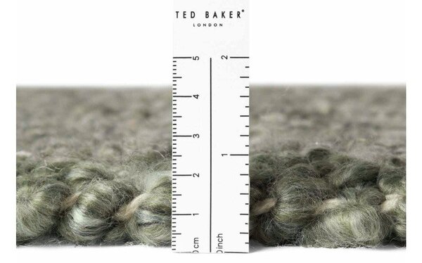 Zelený ručne tkaný koberec z materiálu buklé 120x170 cm Notting Hill Portobello – Ted Baker