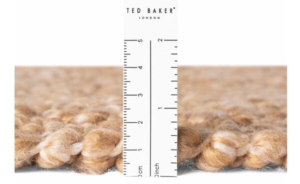 Béžový ručne tkaný behúň z materiálu buklé 80x200 cm Notting Hill Portobello – Ted Baker